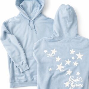 Blue Kids Hoodie with Star Design